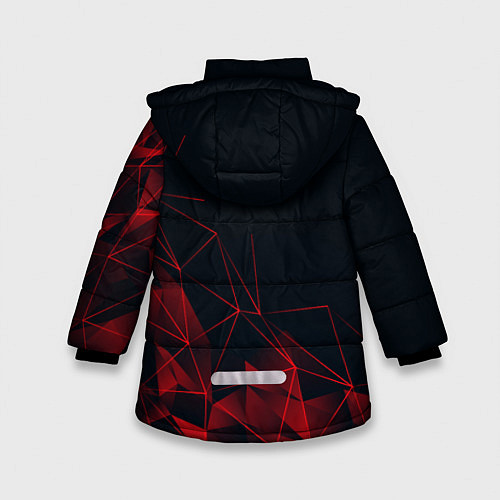 Зимняя куртка для девочки TOYOTA / 3D-Красный – фото 2