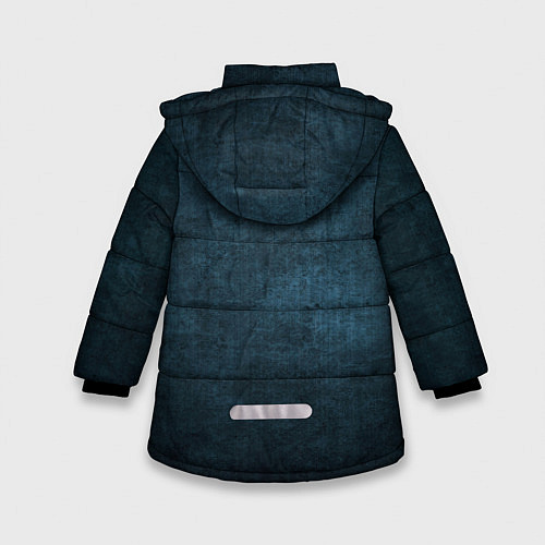Зимняя куртка для девочки Текстура поверхность пятна / 3D-Красный – фото 2