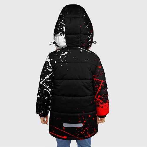 Зимняя куртка для девочки FORTNITE x IKONIK / 3D-Светло-серый – фото 4