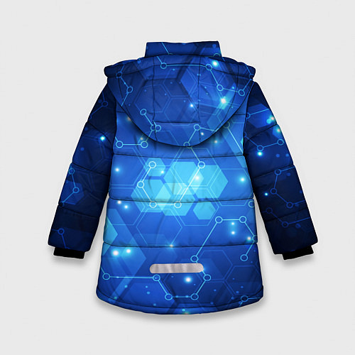 Зимняя куртка для девочки BRAWL STARS NANI НАНИ / 3D-Светло-серый – фото 2
