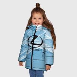 Куртка зимняя для девочки Lexus, цвет: 3D-черный — фото 2