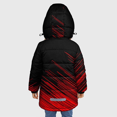 Зимняя куртка для девочки Apex Legends / 3D-Светло-серый – фото 4