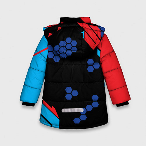 Зимняя куртка для девочки CYBER BMW UNIFORM / 3D-Светло-серый – фото 2