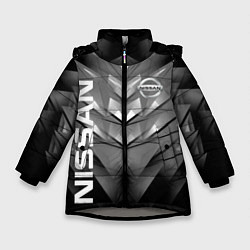 Куртка зимняя для девочки NISSAN, цвет: 3D-светло-серый