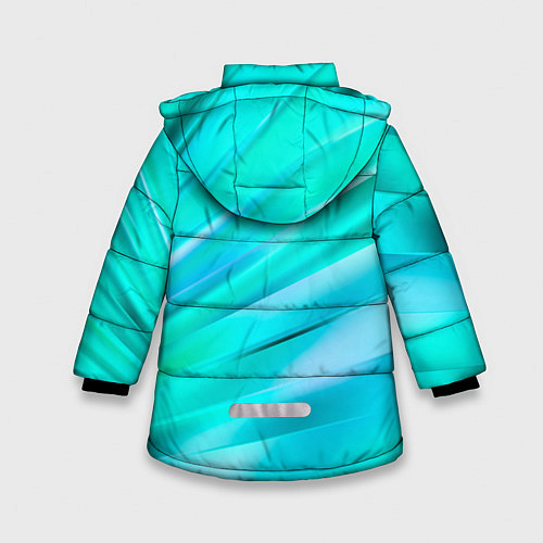 Зимняя куртка для девочки MAZDA / 3D-Светло-серый – фото 2