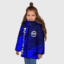 Куртка зимняя для девочки NISSAN, цвет: 3D-черный — фото 2