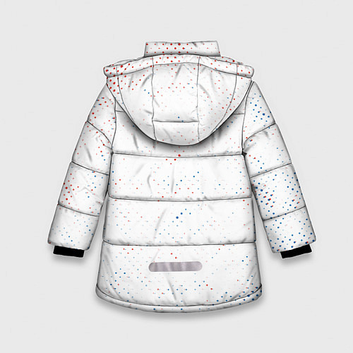 Зимняя куртка для девочки BMW БМВ / 3D-Светло-серый – фото 2