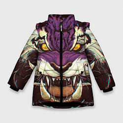 Зимняя куртка для девочки Маска тигра Ханья