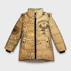 Зимняя куртка для девочки Дагестан в золоте
