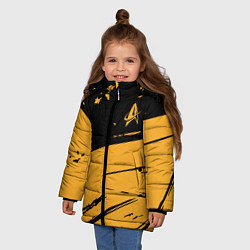 Куртка зимняя для девочки Star Trek, цвет: 3D-красный — фото 2