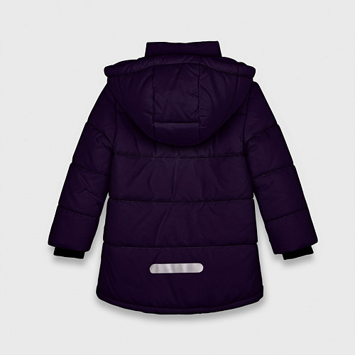 Зимняя куртка для девочки Техно Кот / 3D-Красный – фото 2