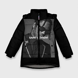 Куртка зимняя для девочки Travis Scott SL, цвет: 3D-светло-серый