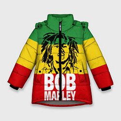 Куртка зимняя для девочки Bob Marley, цвет: 3D-светло-серый