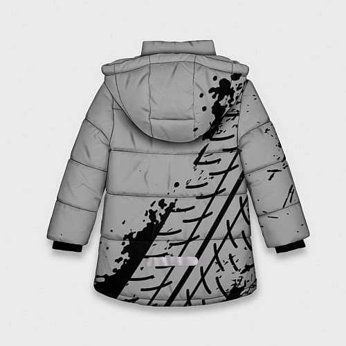 Зимняя куртка для девочки AUDI АУДИ / 3D-Красный – фото 2