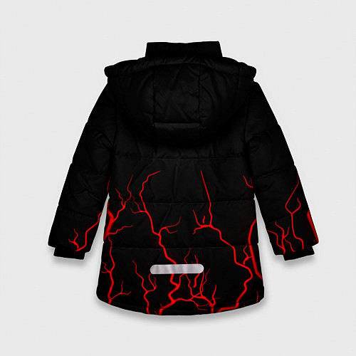 Зимняя куртка для девочки AC DС / 3D-Красный – фото 2