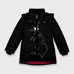 Куртка зимняя для девочки Кирито, цвет: 3D-красный