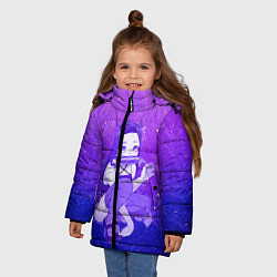 Куртка зимняя для девочки Nezuko, цвет: 3D-светло-серый — фото 2