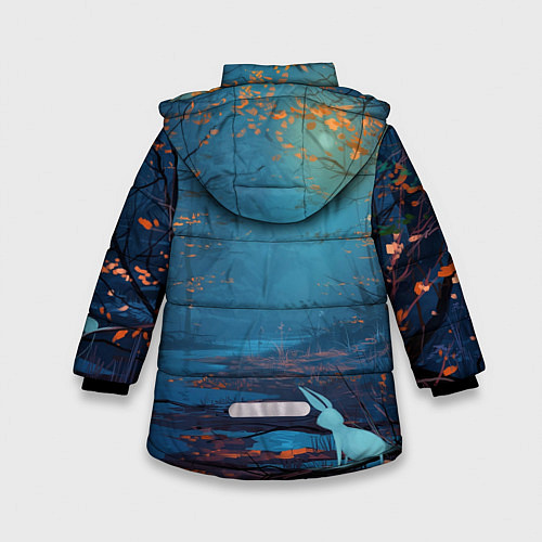 Зимняя куртка для девочки Forest / 3D-Красный – фото 2