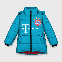 Куртка зимняя для девочки Bayern Бавария 20-21 г, цвет: 3D-красный