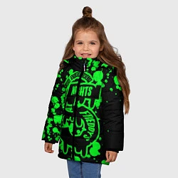 Куртка зимняя для девочки Five Nights at Freddy, цвет: 3D-черный — фото 2