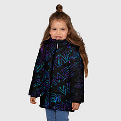 Куртка зимняя для девочки WARFRAME ВАРФРЕЙМ, цвет: 3D-черный — фото 2
