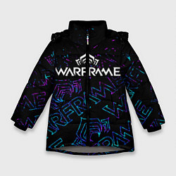 Куртка зимняя для девочки WARFRAME ВАРФРЕЙМ, цвет: 3D-светло-серый