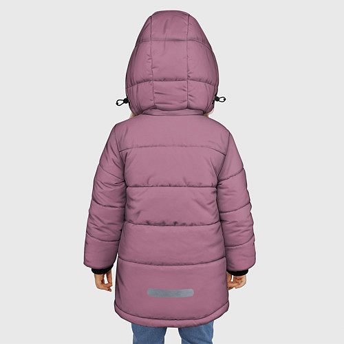 Зимняя куртка для девочки BTS / 3D-Светло-серый – фото 4