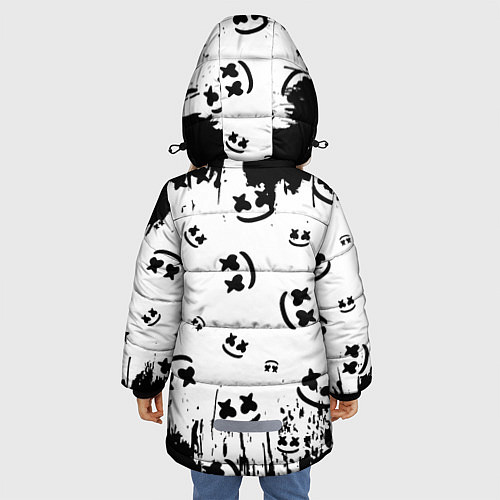 Зимняя куртка для девочки MARSHMELLO МАРШМЕЛЛОУ / 3D-Светло-серый – фото 4