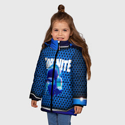 Куртка зимняя для девочки FORTNITE NINJA, цвет: 3D-черный — фото 2