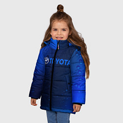Куртка зимняя для девочки TOYOTA ТОЙОТА, цвет: 3D-красный — фото 2