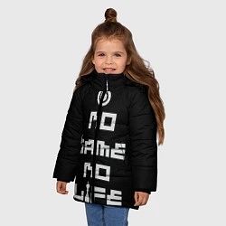 Куртка зимняя для девочки NO GAME NO LIFE, цвет: 3D-черный — фото 2