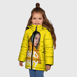 Куртка зимняя для девочки Billie Eilish Билли Айлиш, цвет: 3D-черный — фото 2