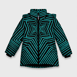 Куртка зимняя для девочки BRING ME THE HORIZON, цвет: 3D-черный