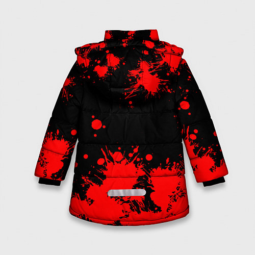Зимняя куртка для девочки DARK SOULS / 3D-Красный – фото 2