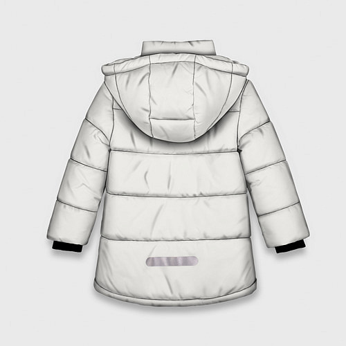 Зимняя куртка для девочки Мамин зайка / 3D-Красный – фото 2