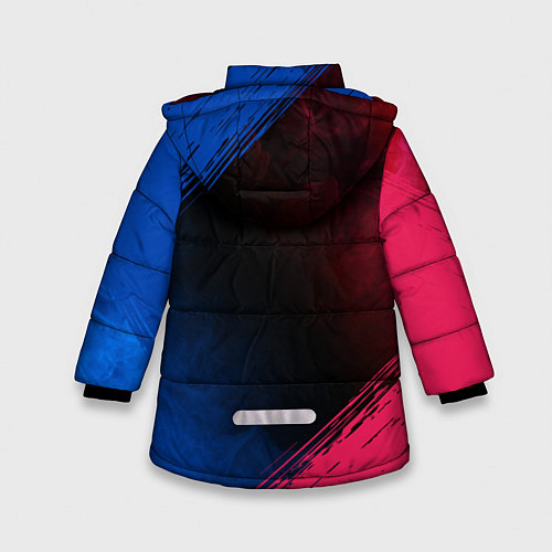 Зимняя куртка для девочки BARCELONA БАРСЕЛОНА / 3D-Красный – фото 2