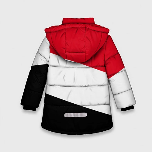 Зимняя куртка для девочки Оттава Сенаторз / 3D-Красный – фото 2