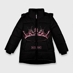 Куртка зимняя для девочки BLACKPINK- The Album, цвет: 3D-черный