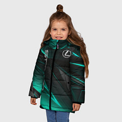 Куртка зимняя для девочки Lexus, цвет: 3D-светло-серый — фото 2