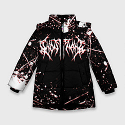 Куртка зимняя для девочки GHOSTEMANE, цвет: 3D-черный