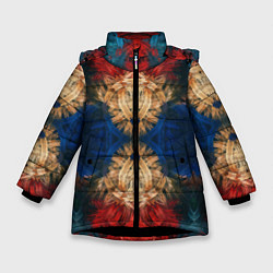Куртка зимняя для девочки MAGNETIC, цвет: 3D-черный