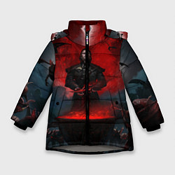 Куртка зимняя для девочки Детлафф, цвет: 3D-светло-серый