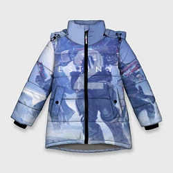 Куртка зимняя для девочки Destiny 2: Beyond Light, цвет: 3D-светло-серый