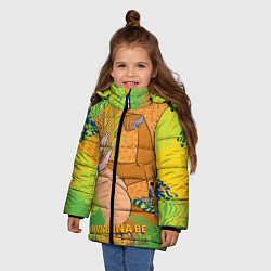 Куртка зимняя для девочки King Louie, цвет: 3D-черный — фото 2