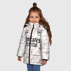 Куртка зимняя для девочки ARSENAL 2021 - ГОСТЕВАЯ, цвет: 3D-красный — фото 2