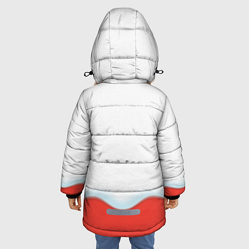Зимняя куртка для девочки Оля Kinder / 3D-Светло-серый – фото 4