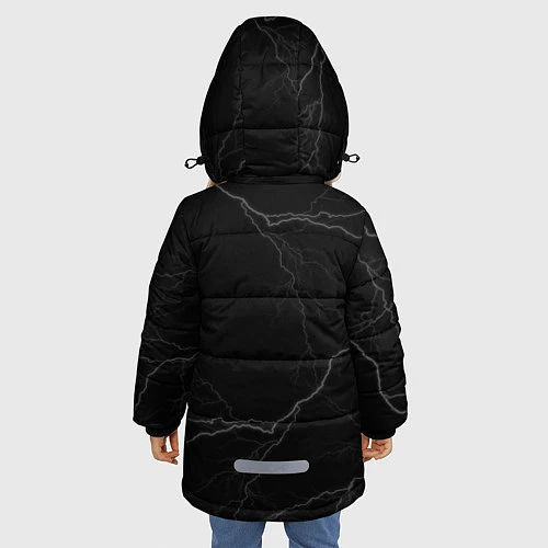 Зимняя куртка для девочки Mob psycho 100 Z / 3D-Светло-серый – фото 4