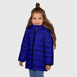 Куртка зимняя для девочки Олени, deer, цвет: 3D-черный — фото 2