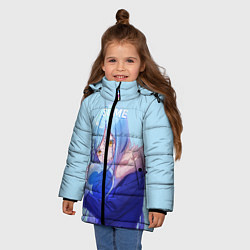 Куртка зимняя для девочки Slime, цвет: 3D-черный — фото 2