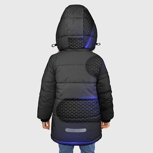 Зимняя куртка для девочки SUBARU / 3D-Светло-серый – фото 4